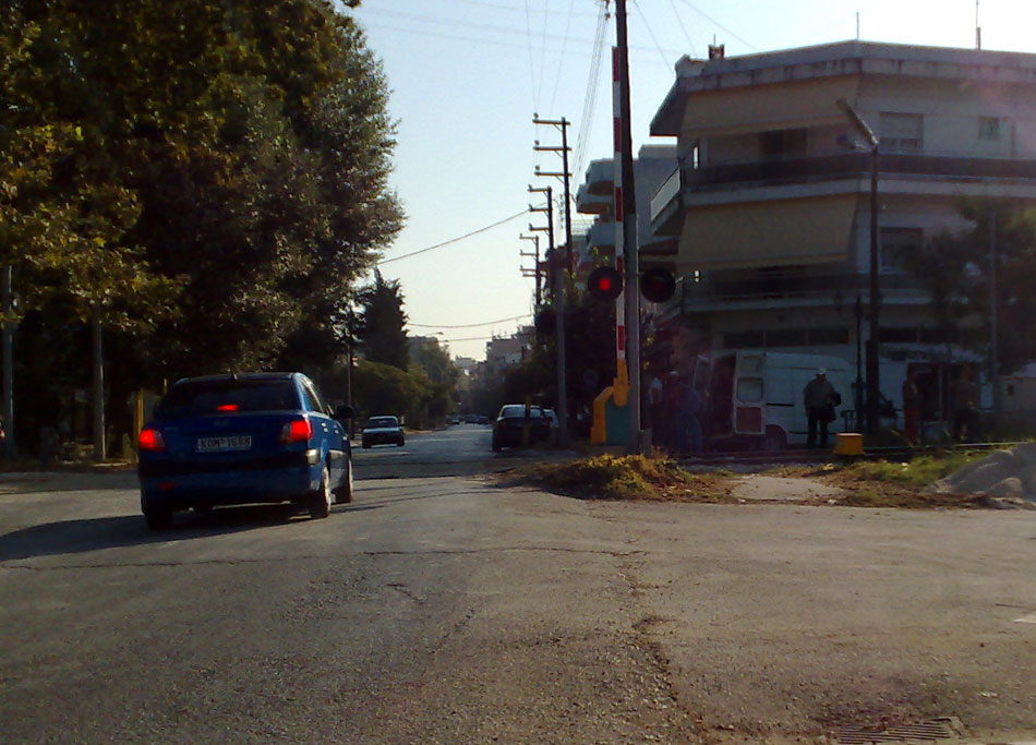 Εργασίες στην ισόπεδη διάβαση τραίνου στη δυτική έξοδο Κομοτηνής