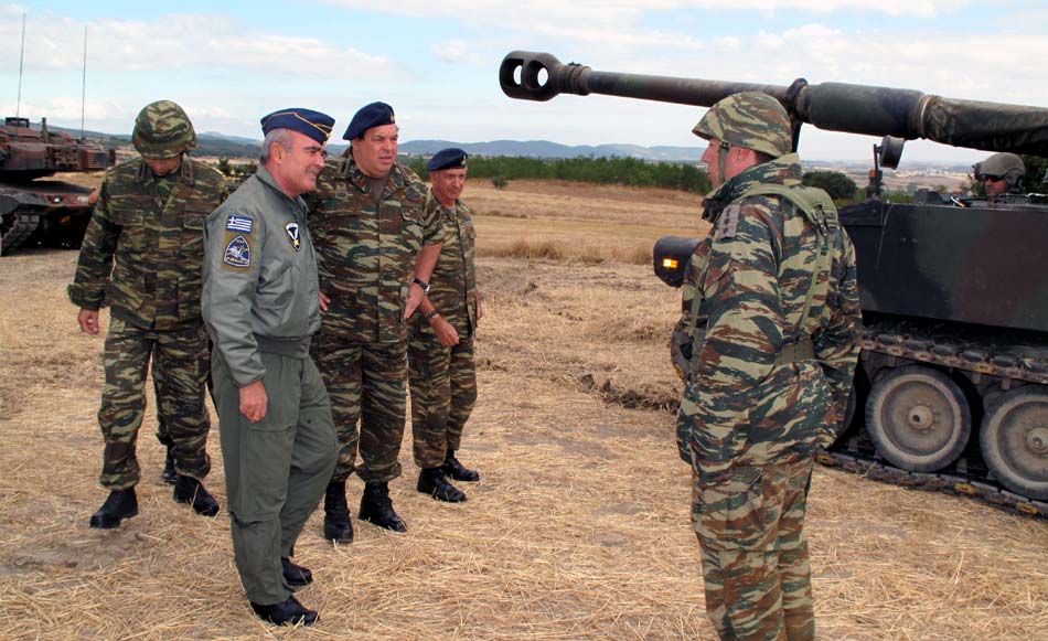 ΕΠΙΣΚΕΨΗ Α/ΓΕΣ ΦΡΑΓΚΟΥ ΚΑΙ Α/ΓΕΕΘΑ ΓΙΑΓΚΟΥ ΣΕ ΣΤΡΑΤΙΩΤΙΚΗ ΑΣΚΗΣΗ ΣΤΟΝ ΕΒΡΟ
