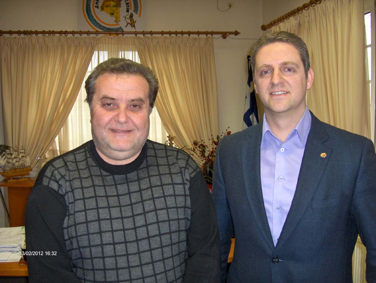 Εθιμοτυπική επίσκεψη του Δ.Σ. του Συλλόγου Επιστημόνων Μειονότητας  Δυτικής Θράκης στο Δήμο Μαρώνειας – Σαπών