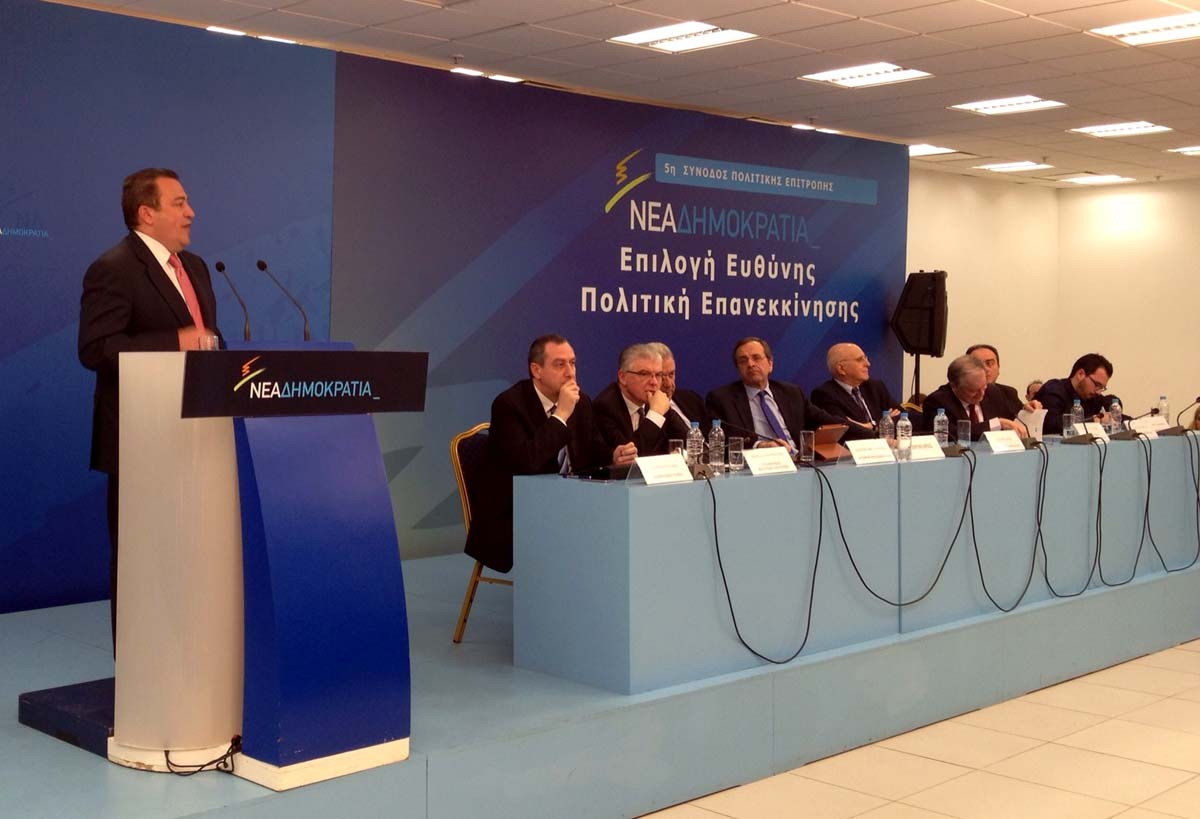 Παρέμβαση Ευριπίδη Στυλιανίδη στην Πολιτική Επιτροπή της Νέας Δημοκρατίας