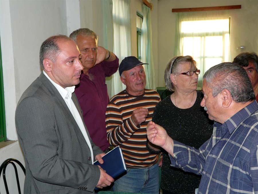 Επίσκεψη στις Σάπες και σύσκεψη με τους κατοίκους της περιοχής έκανε ο υποψήφιος βουλευτής ΠΑΣΟΚ Δημήτρης Δημητριάδης