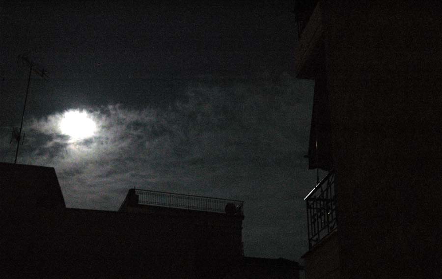 Πανσέληνος με χημικούς αεροψεκασμούς (chemtrails) σε όλη την Ελλάδα …και στην Κομοτηνή